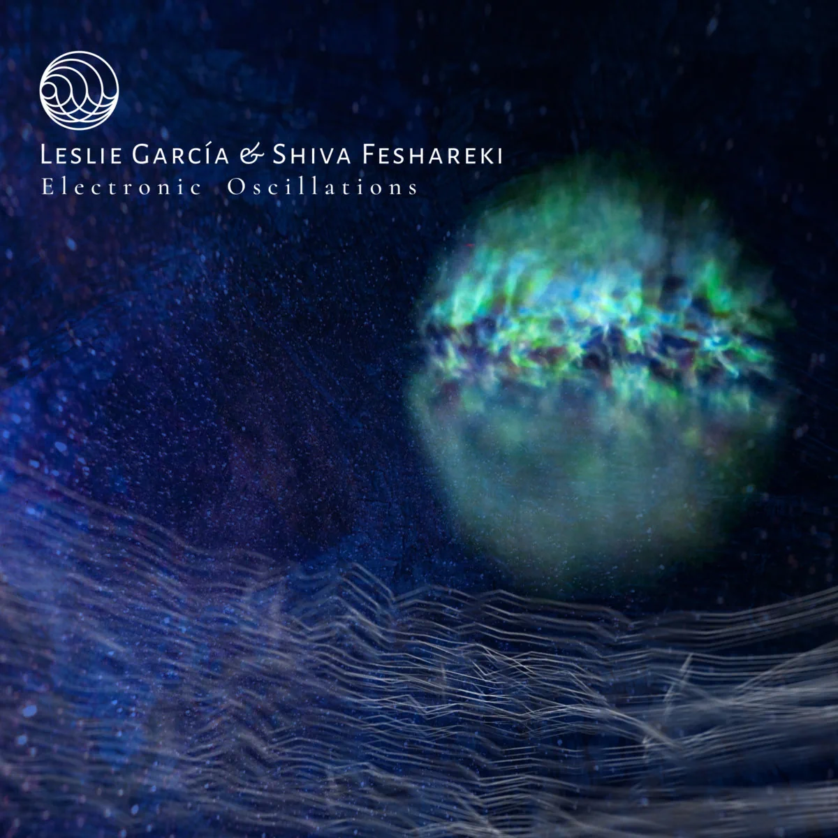 Portada de Electronic Oscillations, de Leslie García y Shiva Feshareki